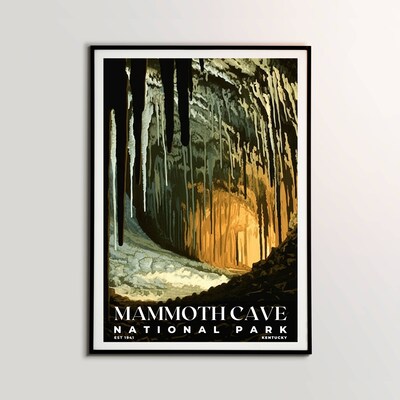 Mammoth Cave National Park Poster, Travel Art, Office Poster, Home Decor | S3 - image2